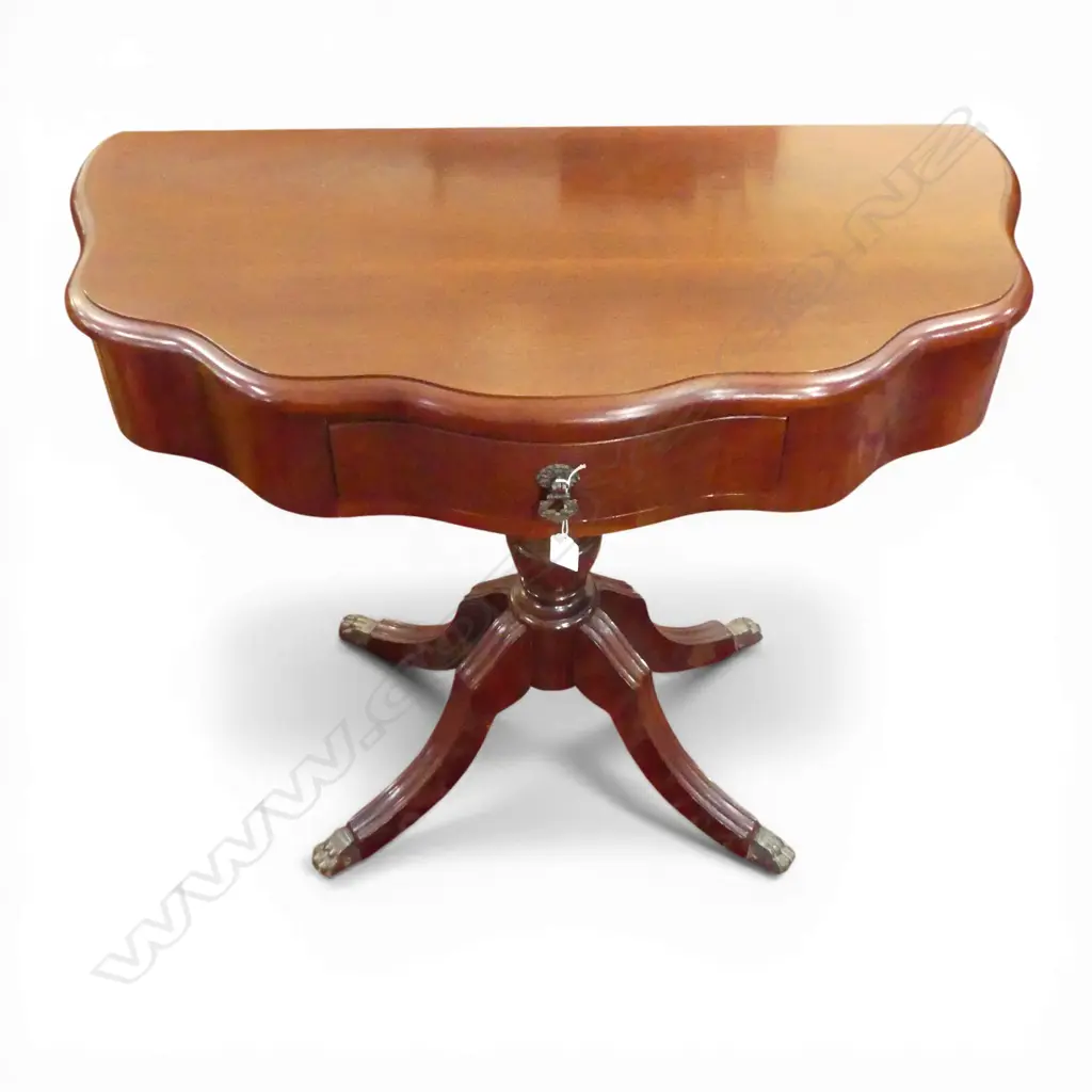MAHOGANY HALL TABLE 830x400x660mm Image 1++