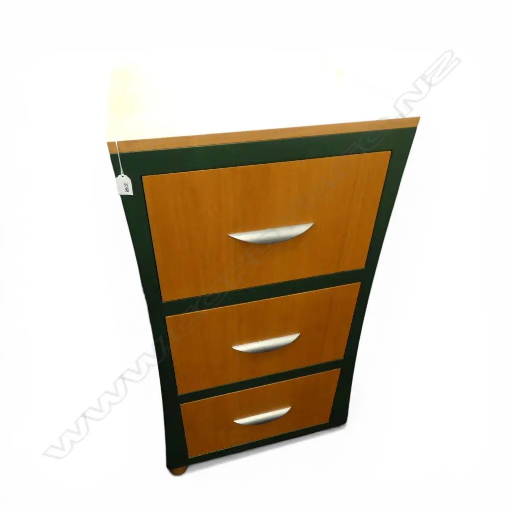 3 DRAWER CABINET BY TERRY NEALE FURNITURE 530x500x1080mm Image 1++