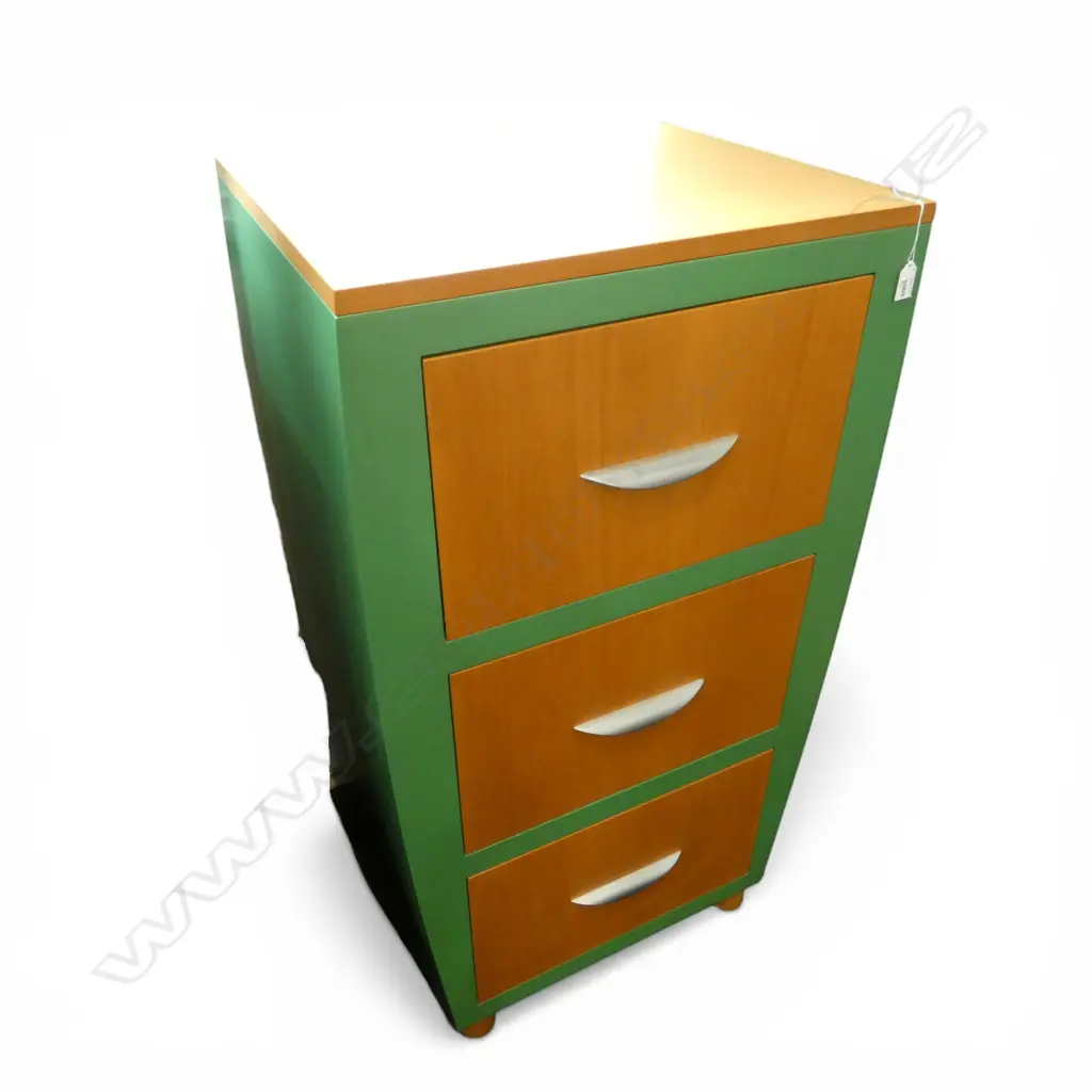 3 DRAWER CABINET BY TERRY NEALE FURNITURE 590x500x1080mm Image 1++