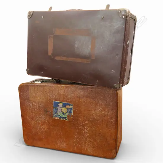 2 VINTAGE SUITCASES ETC...