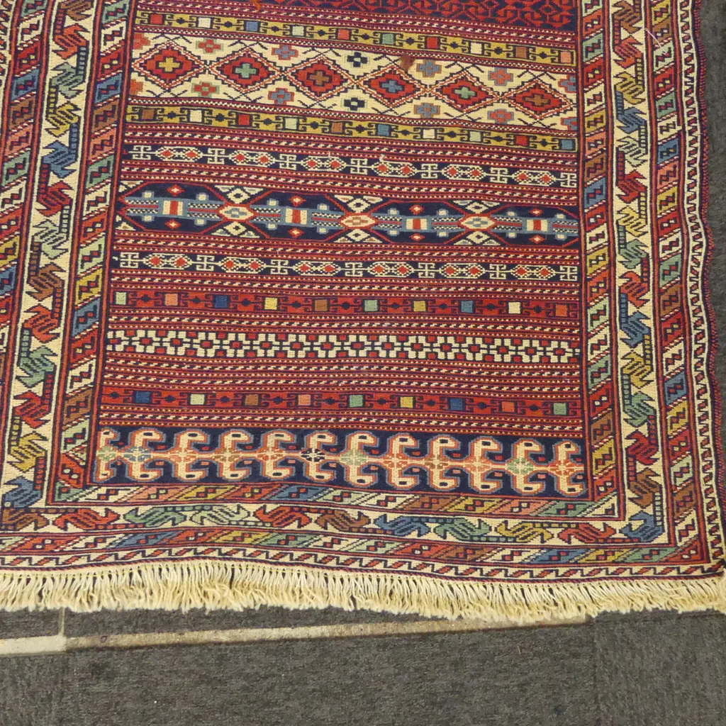 HAND WOVEN ALL WOOL SIRJAN RUNNER 3250x800mm Image 1++