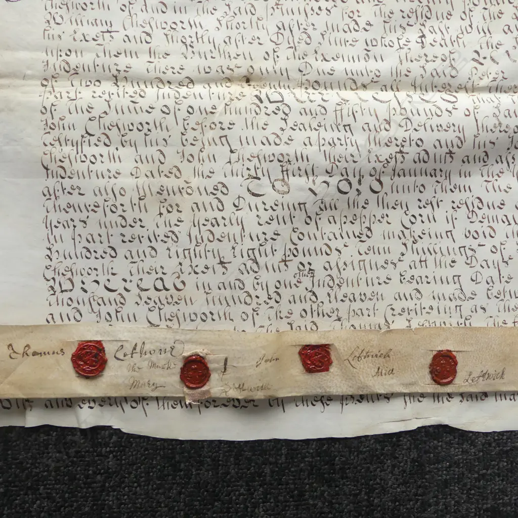 ANTIQUE PARCHMENT DOCUMENTS Image 1++