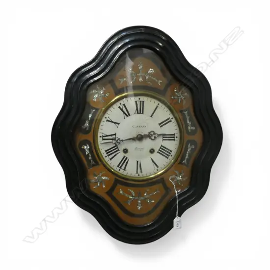 ANTIQUE FRENCH C JANAN MARCIONY WALL CLOCK H.610mm