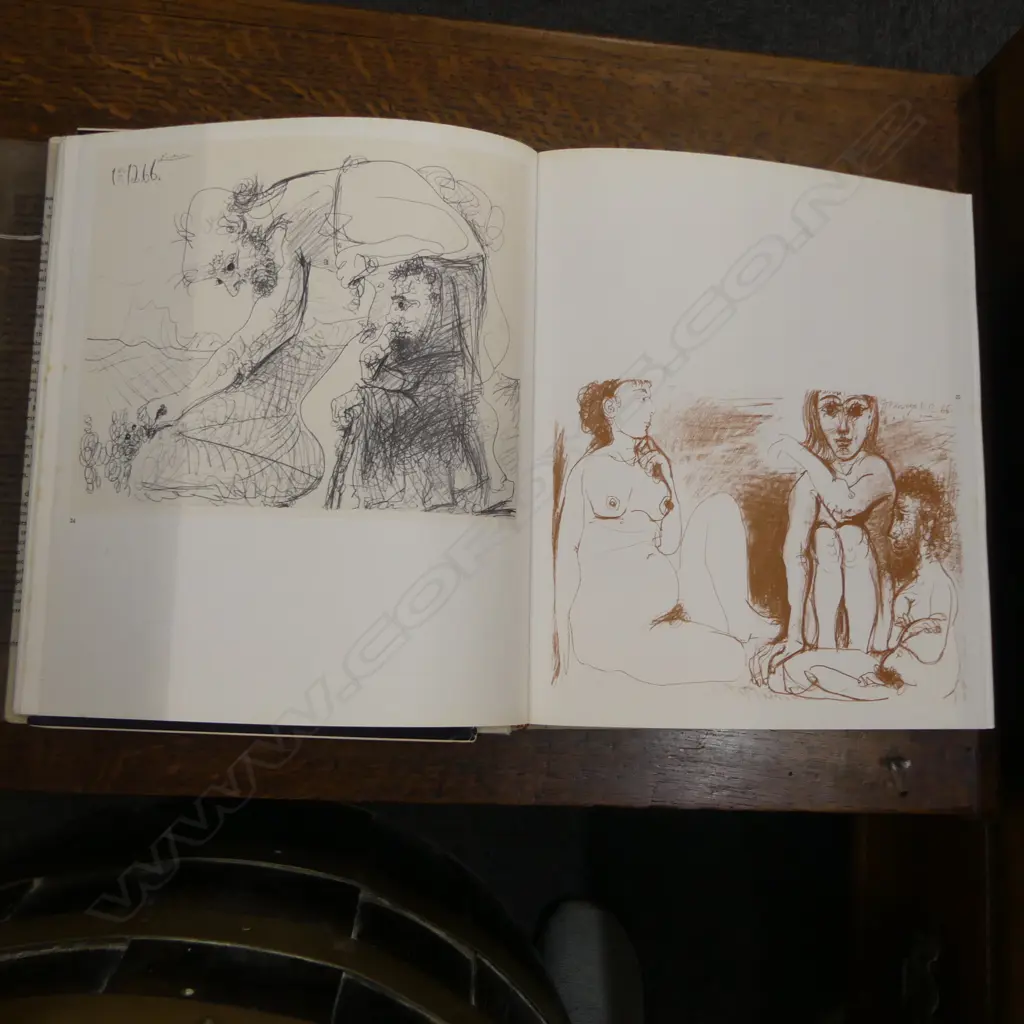 ART BOOK; PICASSO HIS RECENT DRAWINGS 1966-1968 Image 1++