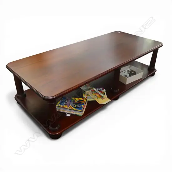 MAHOGANY COFFEE TABLE BY TERRY NEALE FURNITURE