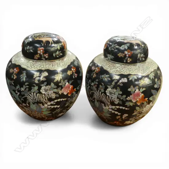 PR LIDDED GINGER JARS H.250mm