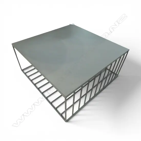 CITTA 'LINEAR' COFFEE TABLE 800x800x350mm some wear