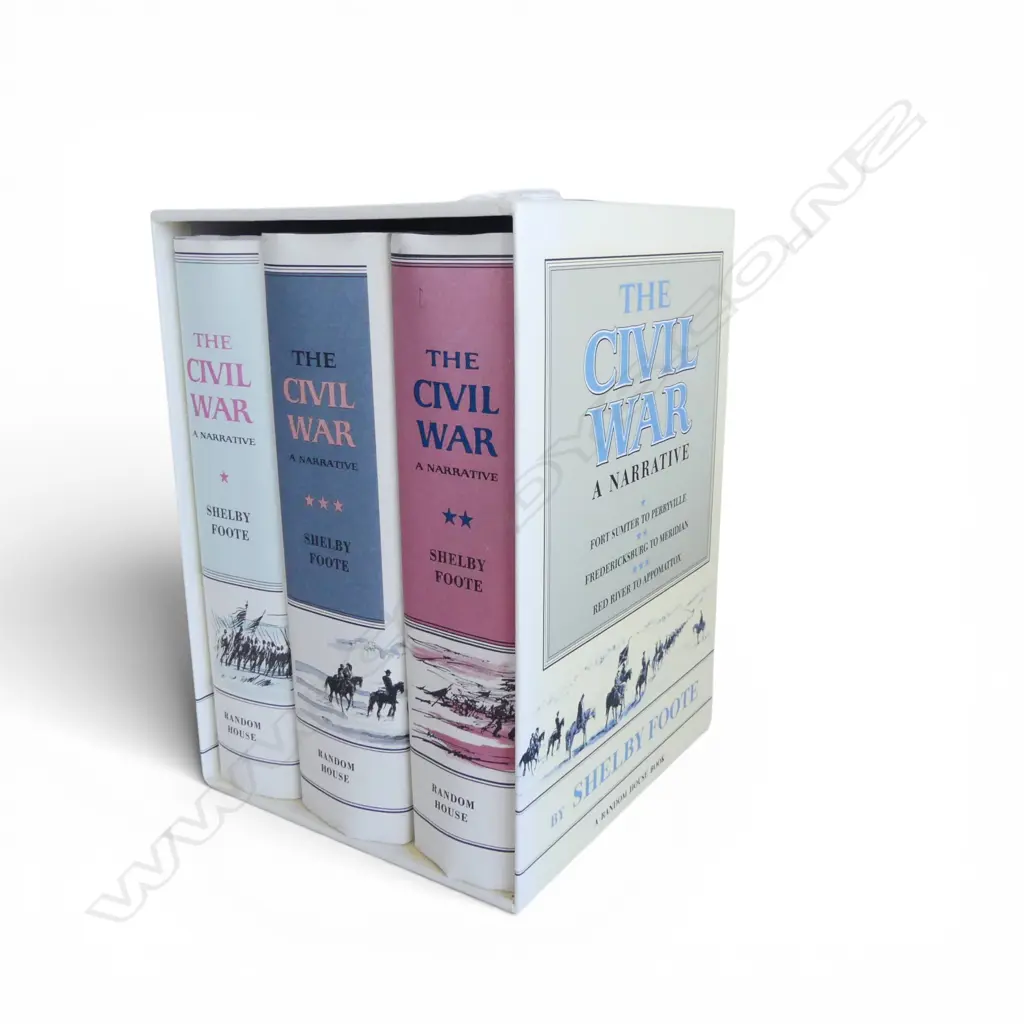 3 VOLS. THE CIVIL WAR - A NARRATIVE by SHELBY FOOTE Image 1++
