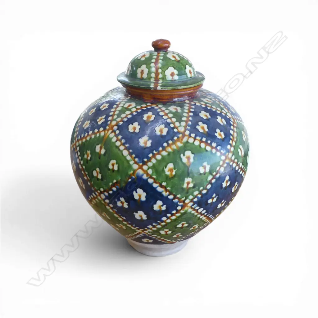 LG GLAZED LIDDED POT H.440mm Image 1++