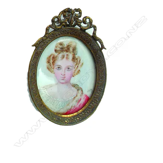 A c.1900 portrait miniature on ivory
