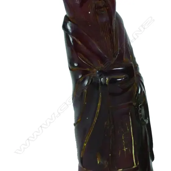 HORN CARVED FIGURE SHAO XING