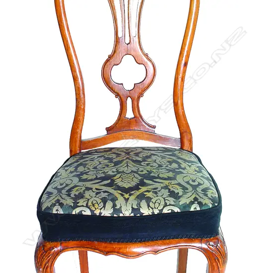 A set of six 18thC style Dutch colonial dining chairs