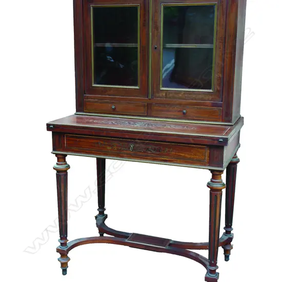 A Victorian mahogany French style ladies writing desk