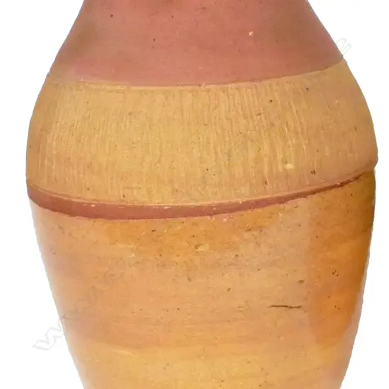 A Crown Lynn hand potted Rhodes vase