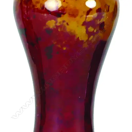 A small Royal Doulton baluster vase