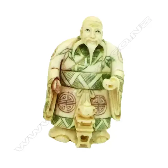 An ivory netsuke
