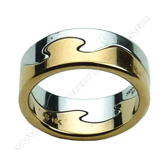 A George Jensen 18ct. gold fusion ring