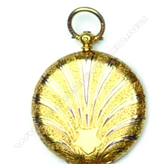 A c.1900 18ct. yellow gold hunter pocket watch