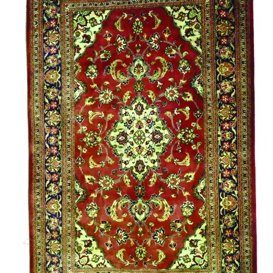 An Iranian Qum silk rug