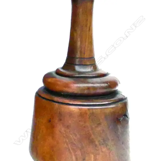 A 19thC elm wooden mallet