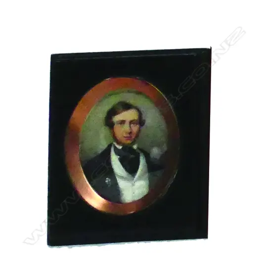 A 19thC fine portrait miniature painted on ivory