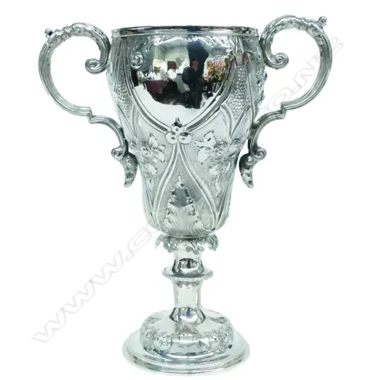 A Victorian two-handled silver cup
