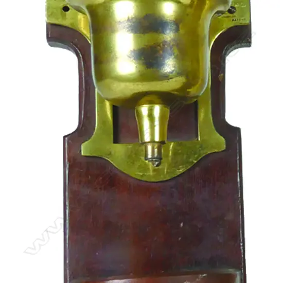 A c.1930s brass ecclesiastical presentation font