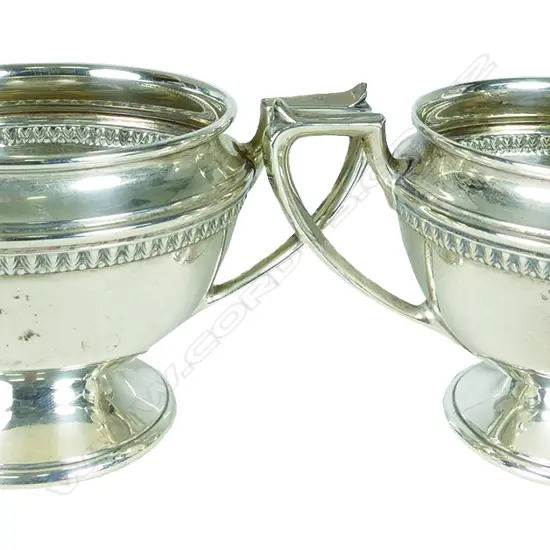 American Greylock Sterling sugar bowl and milk jug