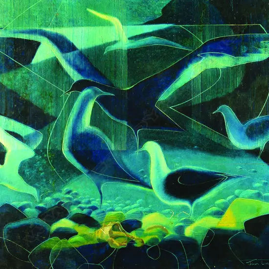 Joan Lindsay (Aust. 1896-1987) Seabirds