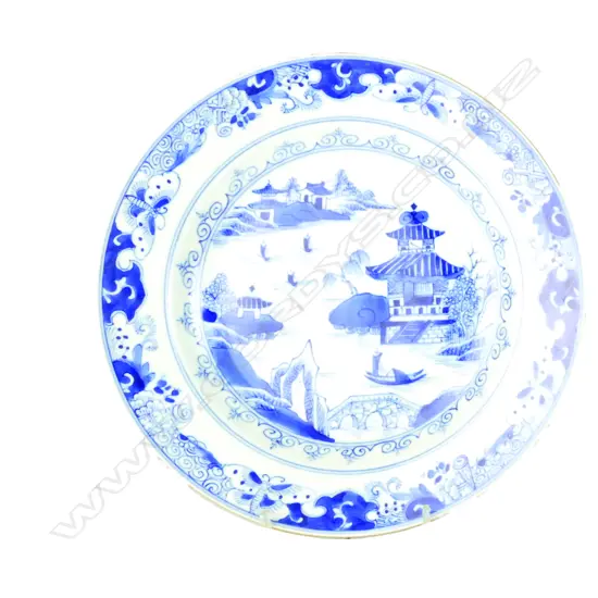 A Chinese Exportware plate