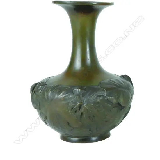 A Meiji Japanese bronze vase