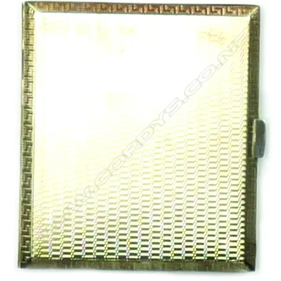 A 9ct. gold cigarette case