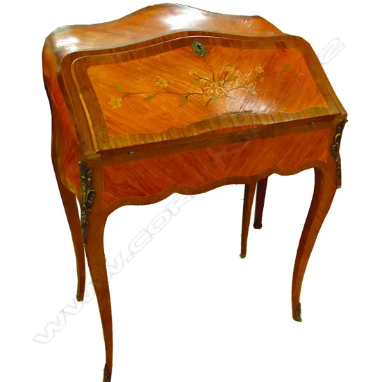 A 19thC lady's kingwood writing bureau