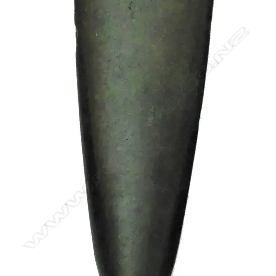 A Maori pre-European patu onewa (stone hand club)