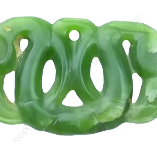 A good old Maori pounamu pekapeka pendant