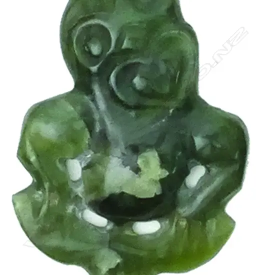 An early/mid-20thC Maori pounamu hei tiki