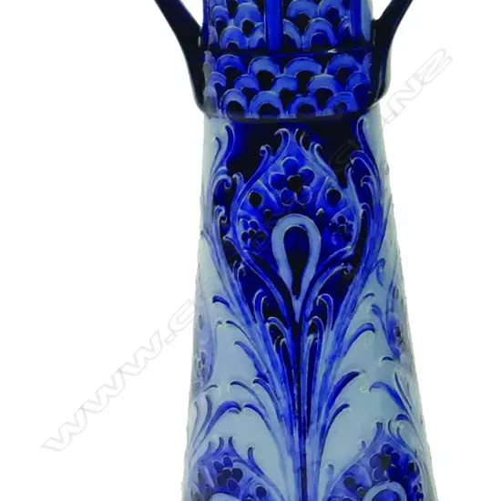 A William Moorcroft MacIntyre Florian Ware two-handled vase