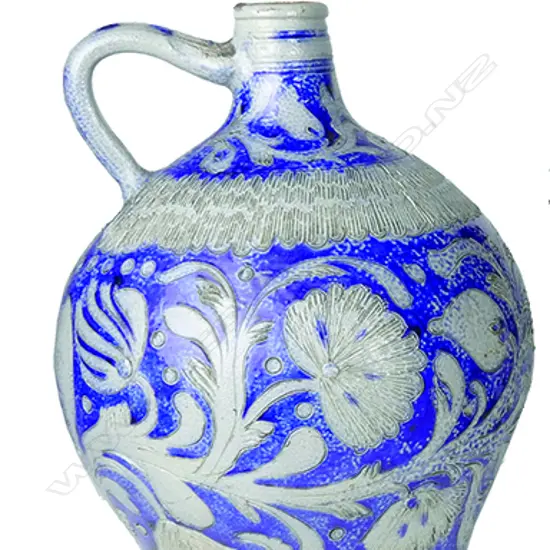 A large Westerwald stoneware flagon