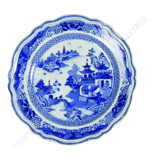 EXPORTWARE CHINESE B/W PLATE
