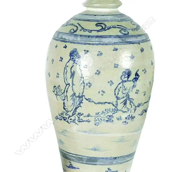 A Chinese stoneware vase