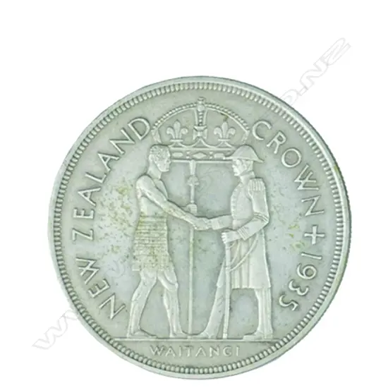 A rare N.Z. 1935 Waitangi Crown