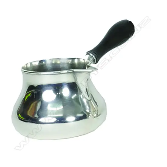 A Victorian crested Elkington & Co. silver plated brandy warmer