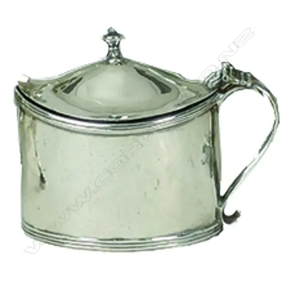 A George III silver mustard pot