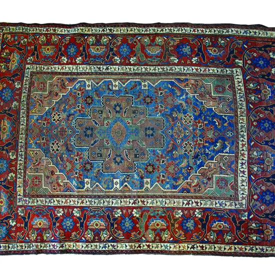 An antique Persian Shirvan all wool rug