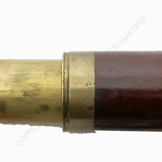 ANTIQUE THREE DRAW POCKET TELESCOPE