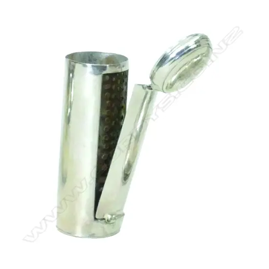 A George III sterling silver nutmeg grater