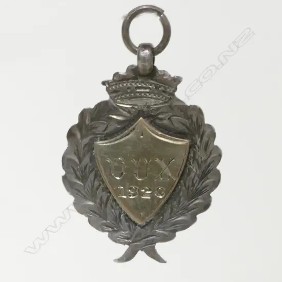 W. & Co. N.Z. colonial silver Dux medallion