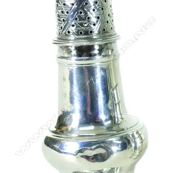 An early George III silver pepperette