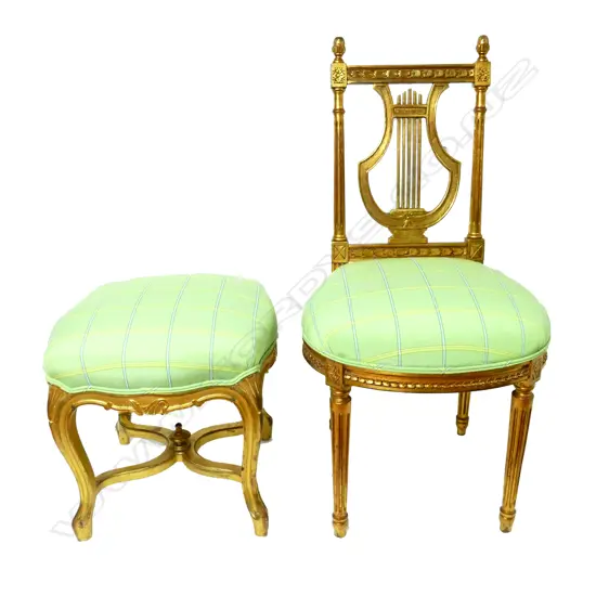 A French salon chair