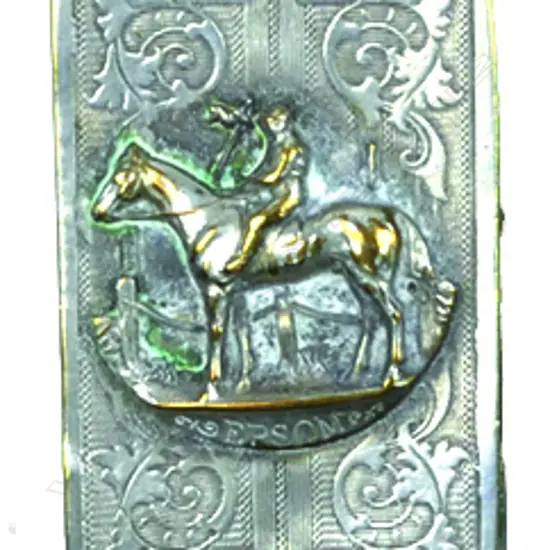 A silver plated vesta